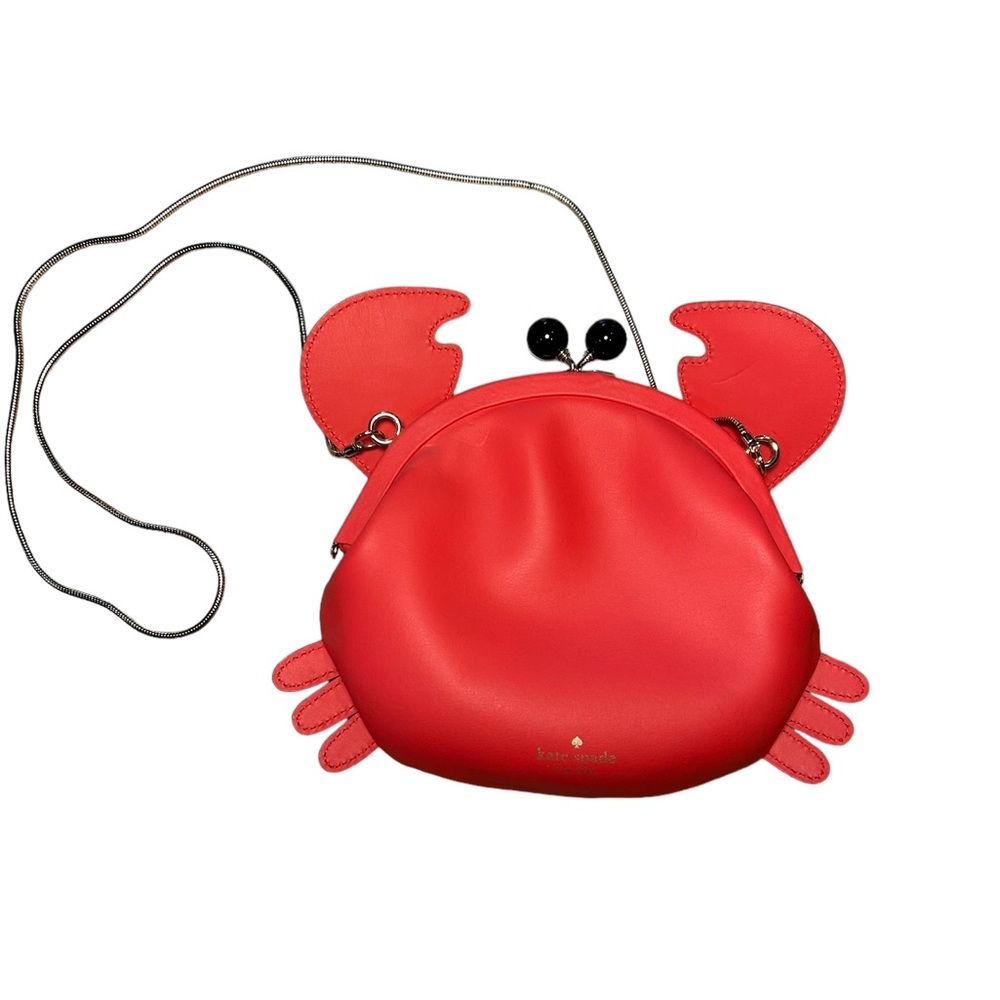 RARE Kate Spade Crab Novelty Purse 🦀 Make a Splash Geranium Crossbody Bag 💦
